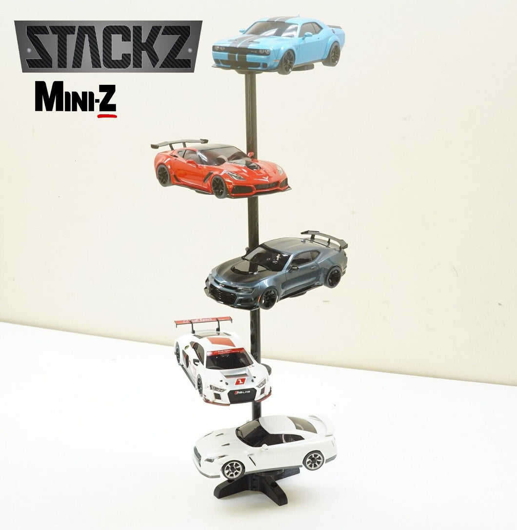 STACKZ 1/27 Scale RC Car Shelf Pit Display Stand Rack for Koysho Mini-Z Model