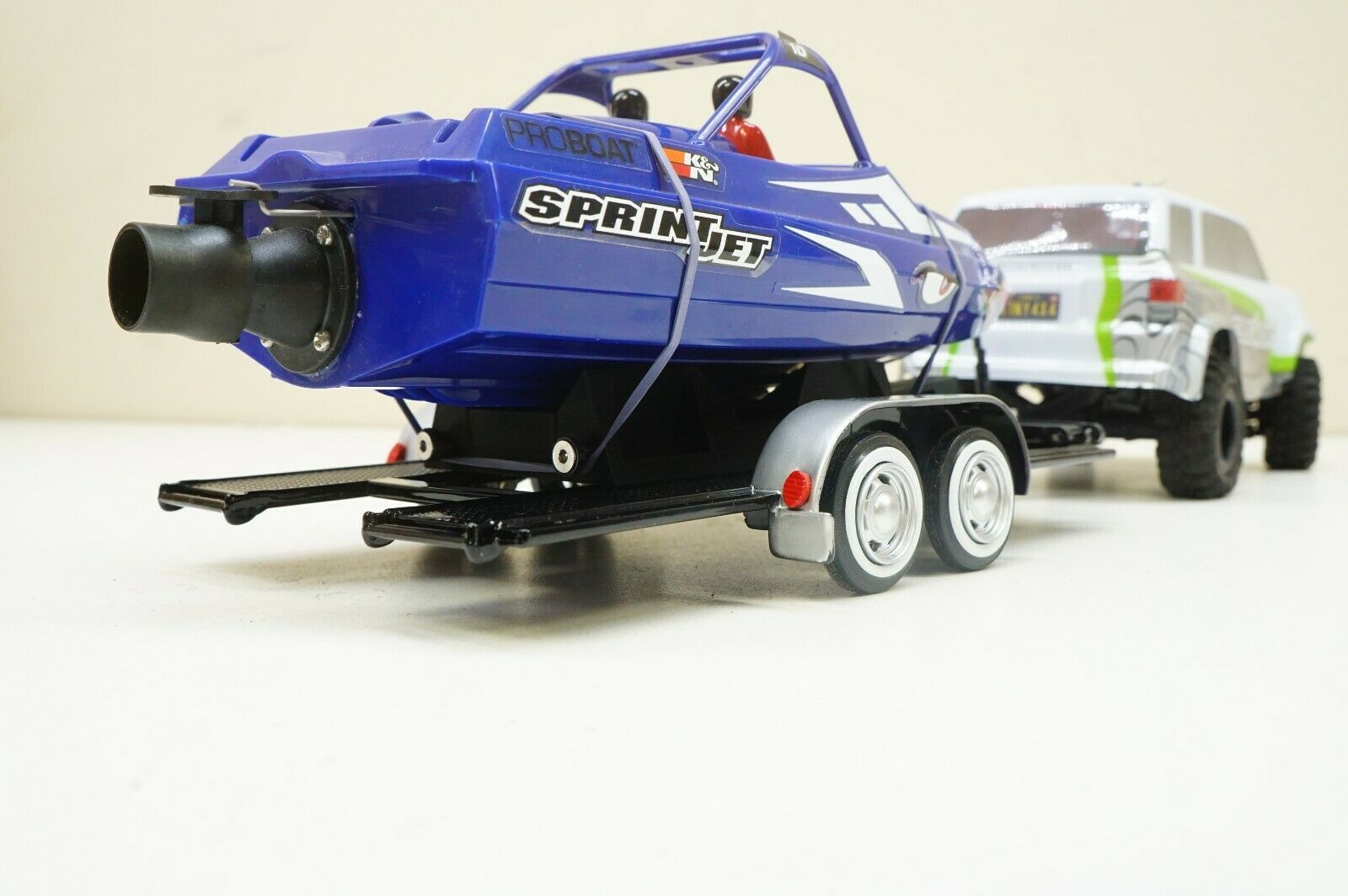 Rc truck with boat trailer on sale