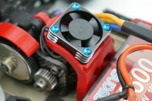 Associated B6, B6.1, B6.2, B6.3 Buggy Upgrade Waterfall Motor Fan Mount w/ fan