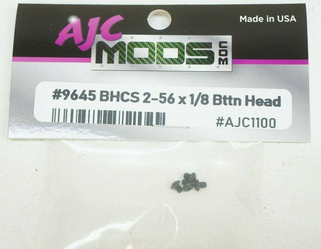 AJCMods Bouton Tête Casquette Vis Bhcs 2-56 x 0.3cm Remplace Associé 9645 (4pc)