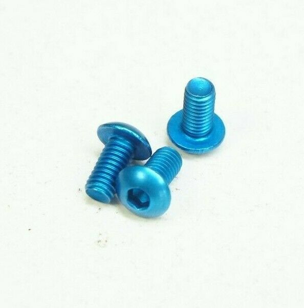 3x M3x6 Button Head Aluminum Screws (for Mylaps Transponder Mount)