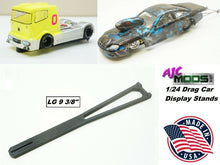 Load image into Gallery viewer, 1/24 Scale Drag Slot Car Display Stands, Work Bench (Large 9&quot; Long Model)
