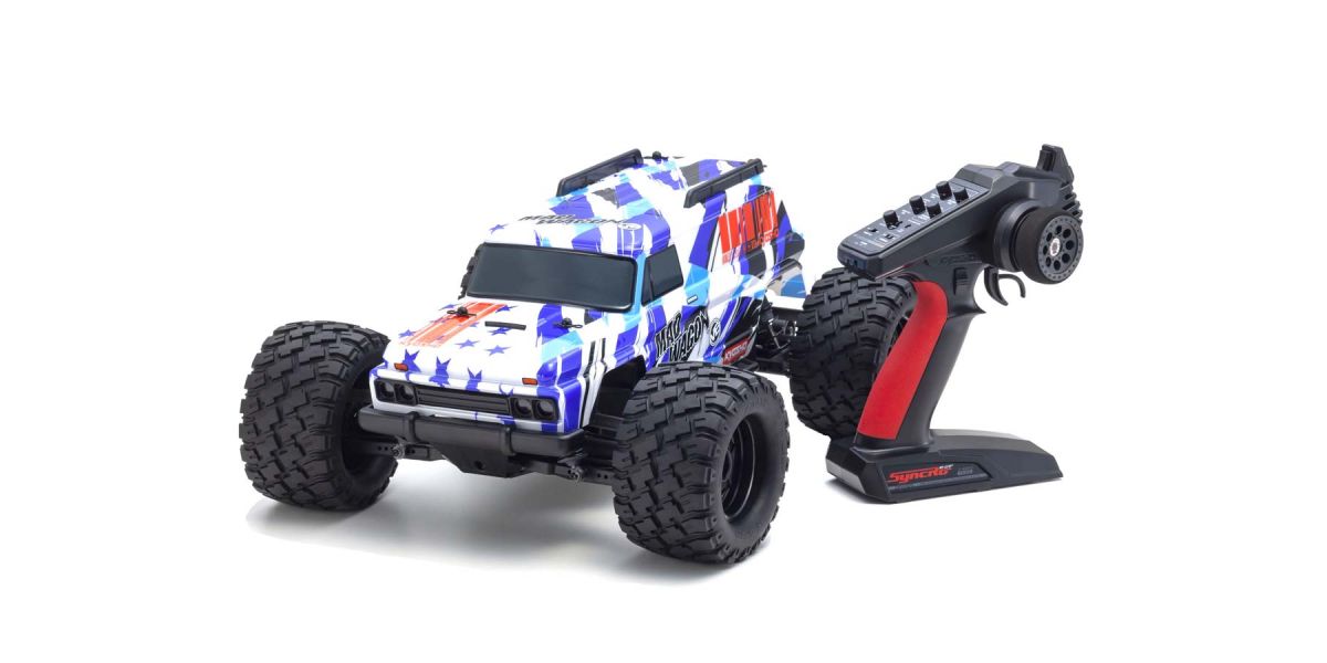 Kyosho KYO34701T2 1980 Mad Wagon 110 4WD RTR Brushless Monster 