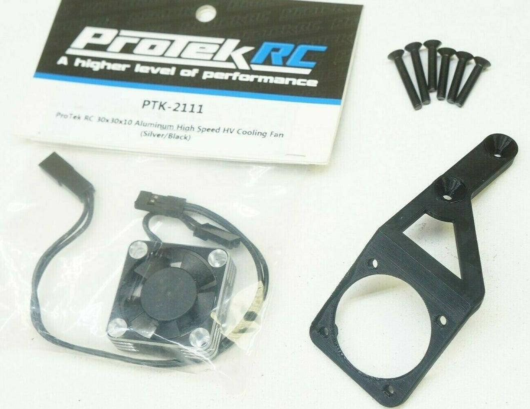 Upgrade Motor Cooling Fan Mount (30x30) For Losi 22s 69 Camaro NPRC RC Drag Car