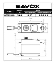 Load image into Gallery viewer, Savox SAVSC0253MG
